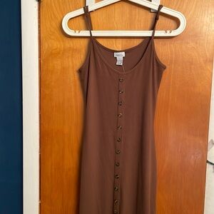 brown dress